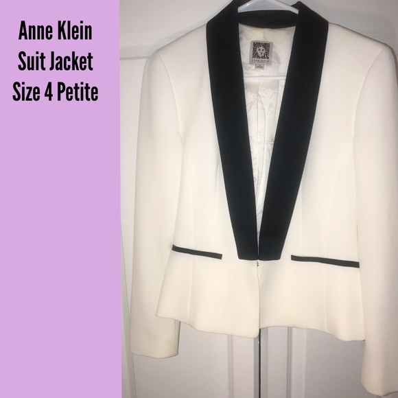 Anne Klein Jackets & Blazers - Anne Klein - Suit Jacket / Blazer - White -Size 4P Anne Klein Jackets & Blazers - Anne Klein - Suit Jacket / Blazer - White -Size 4P